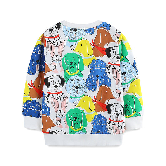 Sudadera Infantil con Estampado Cartoon Estilo Europeo y Americano - Image 2