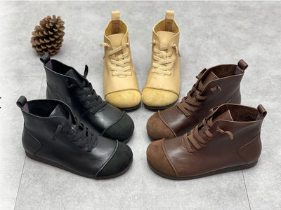 Botas Martin de Cuero Vintage con Forro Cálido y Suela Suave - Image 8