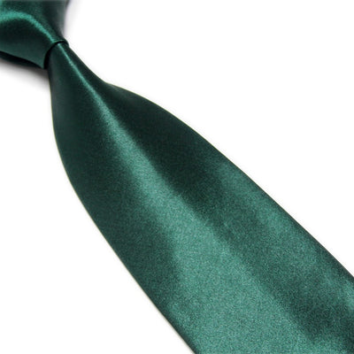 Corbata Ancha de Seda Sintética Color Sólido para Bodas y Eventos - Image 7