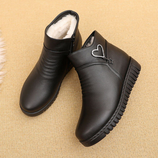 Zapatos Cálidos de Algodón Antideslizantes para Adultos Mayores - Image 2