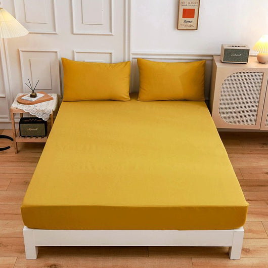 Juego de Sábanas de Algodón para Estudiantes - Sábana Ajustable y Funda de Almohada - Image 14