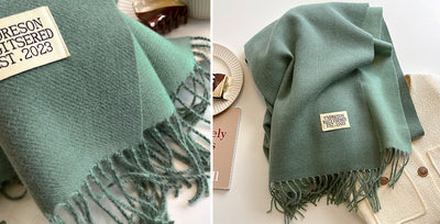 Bufanda Doble Faz de Cachemira Artificial para Parejas - Invierno Cálido - Image 52