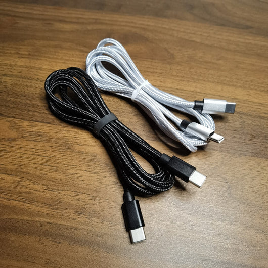 Cable USB-C a USB-C Trenzado 1m - Carga Rápida 60W 3A - Image 7