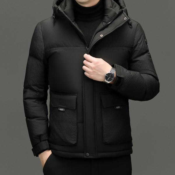 Chaqueta Acolchada de Plumón para Invierno