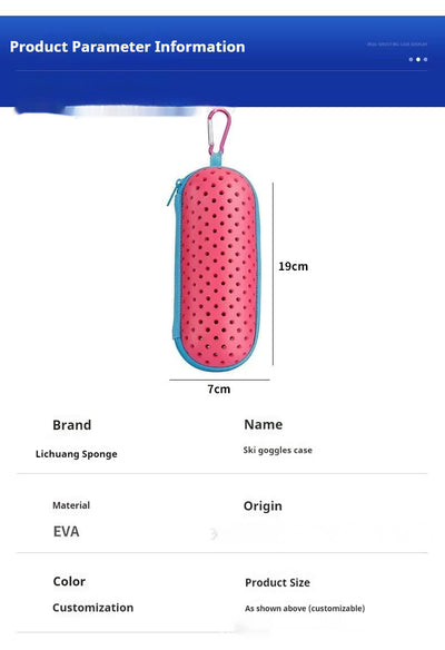 Caja Organizadora Transpirable para Gafas de Esquí y Natación - Image 12