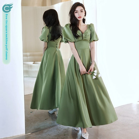 Falda Satinada Verde Aguacate para Mujer - Colección Primavera Sisters - Image 8