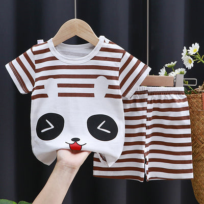 Conjunto Infantil de Algodón Puro con Manga Corta - Image 20