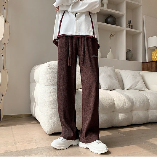 Pantalones Anchos Plisados Holgados - Image 13
