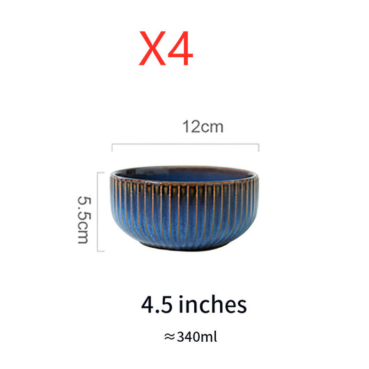 Tazón para Fideos de Cerámica Azul Artesanal - Image 11