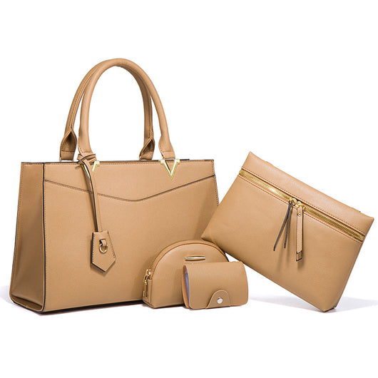 Conjunto de 4 Bolsas de Moda Europea y Americana de Gran Capacidad - Image 10