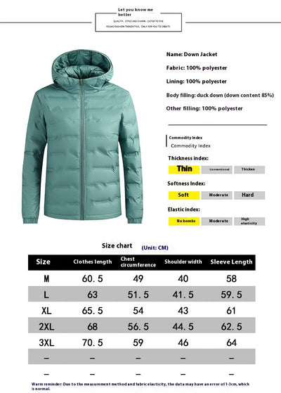 Chaqueta Acolchada de Plumón para Parejas - Abrigo Térmico y Cálido - Image 17