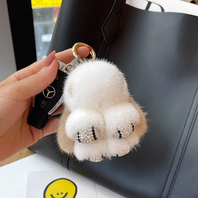 Llavero Colgante Conejo Peluche Mink Red Viral - Image 65