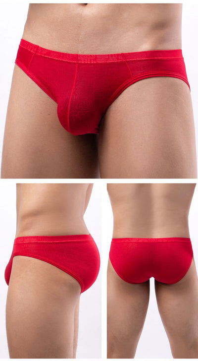 Calzoncillos Boxer Hombre Seda Hielo Diseño Jacquard Sexy - Image 18
