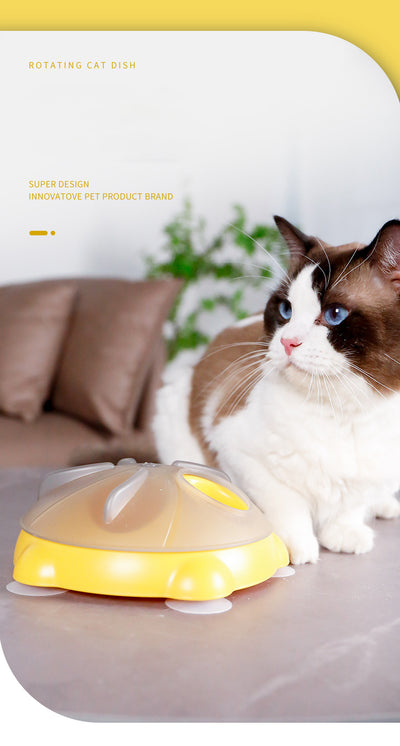 Plato Interactivo para Gatos con Almacenamiento de Snacks y Entretenimiento - Image 14