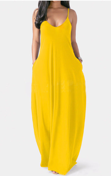Vestido Talla Grande con Escote Profundo y Tirantes Ajustables - Image 7