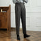 Pantalones Rectos de Cintura Alta para Hombre