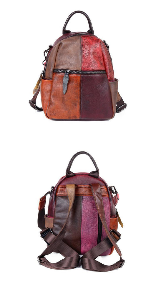 Mochila de Cuero Genuino con Acabado Envejecido - Backpack Outdoor Premium - Image 13