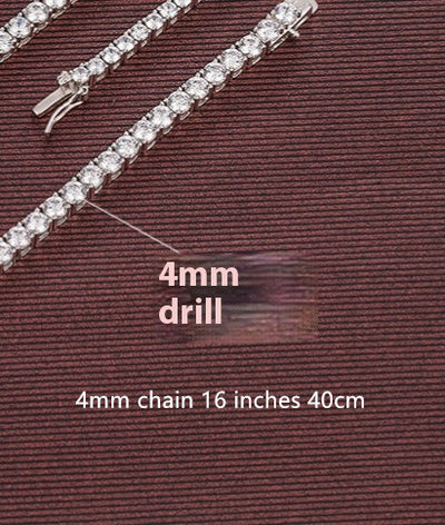 Cadena de Plata Esterlina con Garra Cuádruple Estilo Hip Hop para Hombre - Image 15