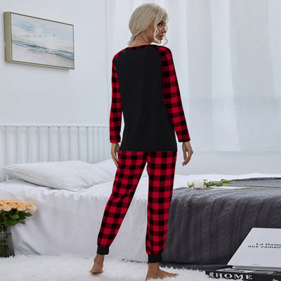 Conjunto de Casa Cuadros para Mujer - Pijama Holgado Cómodo - Image 9