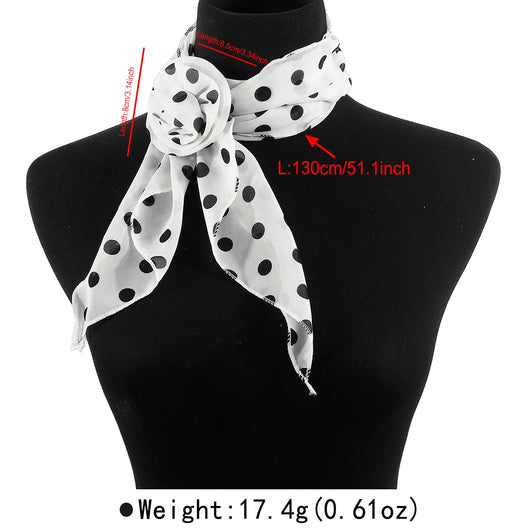 Pañuelo de Seda Estampado Leopardo y Lunares - Diseño Premium Rosa - Image 15