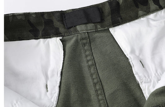 Pantalón Cargo Ancho Camuflaje Retro de Tiro Bajo - Image 15