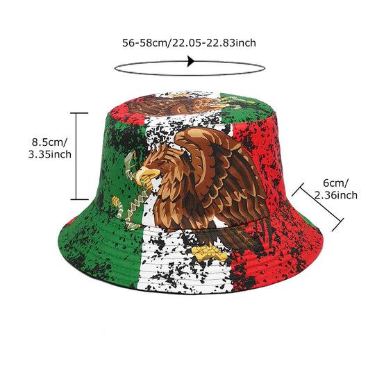Gorro Bucket Retro Águila - Estilo Vintage Europeo y Americano - Image 3