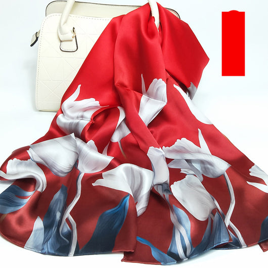 Pañuelo de Seda Estampado para Mujer - Image 13