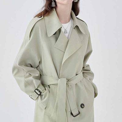 Abrigo Clásico Británico Midi - Elegancia Atemporal para Primavera y Otoño - Image 9