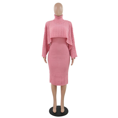 Conjunto Vestido Dos Piezas con Cuello Alto - Image 5