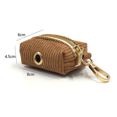Brown corduroy pet harness with gold-colored metal quick-release buckle and D-rings, shown on a white background. - Image 29