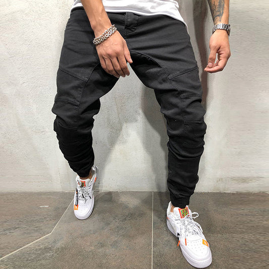 Pantalones Hip Hop con Cierre Lateral para Hombre - Image 2