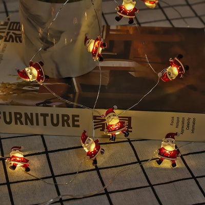 Luces LED Decorativas Navideñas - Guirnalda Multiusos Santa, Copos de Nieve y Fantasmas - Image 39