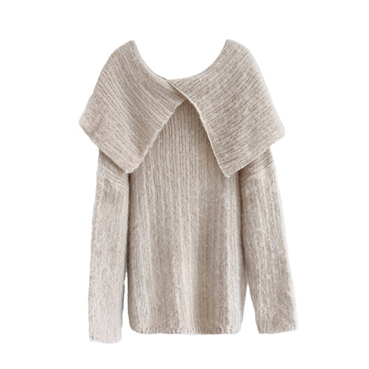 Suéter Holgado de Mohair con Hombros Descubiertos - Image 13