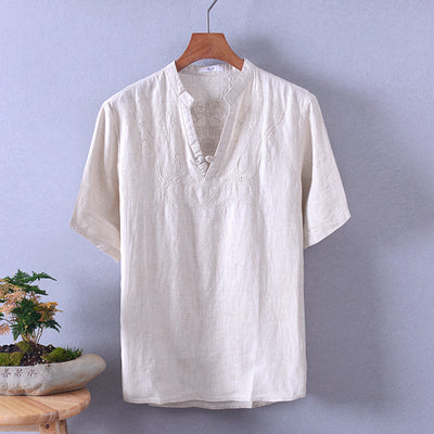 Camisa de Lino Bordada - Image 7
