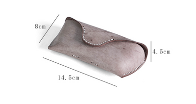 Estuche para Lentes de Cuero Fog Wax Costura Manual - Image 13