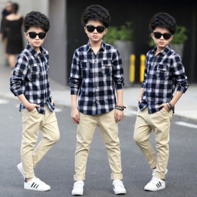 Camisa Infantil Manga Larga a Rayas - Estilo Casual para Otoño - Image 6