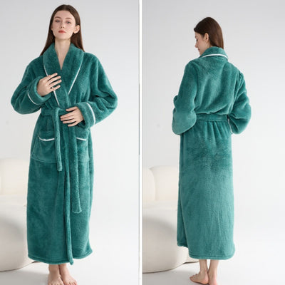 Bata Térmica para Parejas - Abrigo Grueso Otoño Invierno - Image 9