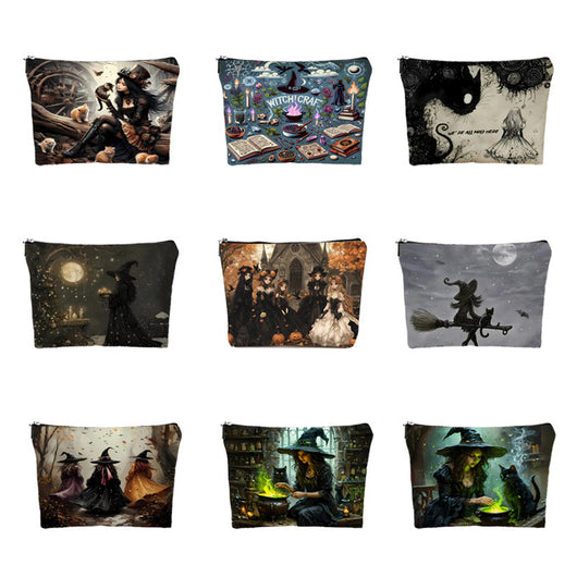 Bolsa de Maquillaje Bruja Halloween