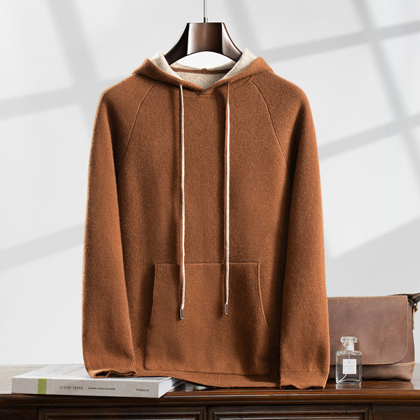 Suéter Deportivo de Cachemira Pura para Hombre - Otoño Invierno