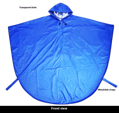 Poncho Impermeable Reflectante para Silla de Ruedas y Scooter de Movilidad - Image 9