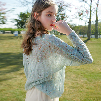 Suéter Hueco de Cuello Alto para Mujer - Diseño Minimalista - Image 3