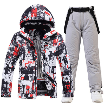 Traje de Esquí para Hombre - Abrigo Impermeable y Cortavientos para Invierno - Image 9