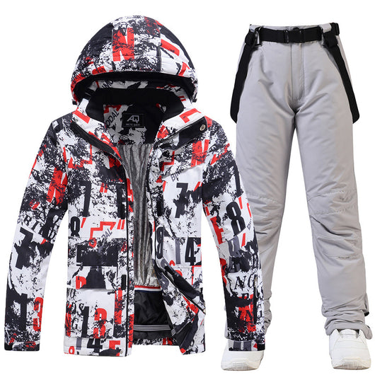 Traje de Esquí para Hombre - Abrigo Impermeable y Cortavientos para Invierno - Image 9