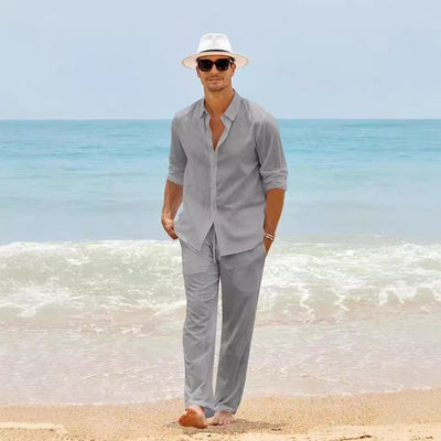 Conjunto Casual de Moda Europea para Hombre con Manga Larga - Image 4