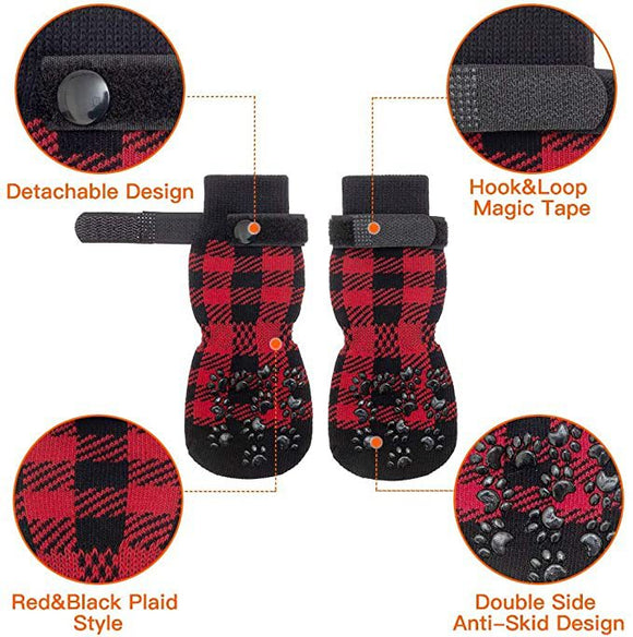 Calcetines de Algodón para Perros - Protección y Comodidad