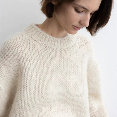 Suéter de Mohair Tejido Oversized Relajado - Image 2