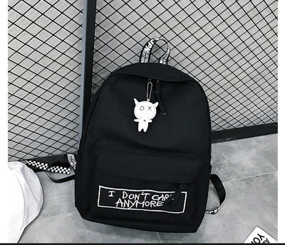 Mochila de Lona Estilo Coreano para Estudiantes y Aventuras - Image 7