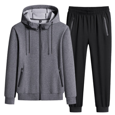 Conjunto de Abrigo, Suéter y Pantalón Casual para Parejas Talla Grande - Image 5