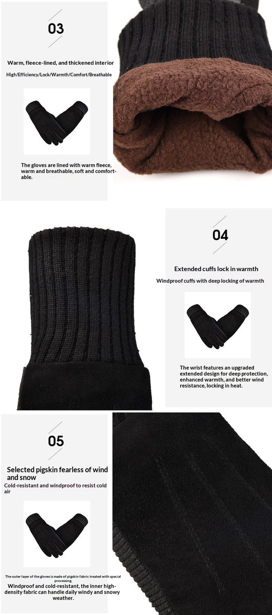 Guantes Térmicos Cortavientos para Ciclismo con Compatibilidad Táctil - Image 9