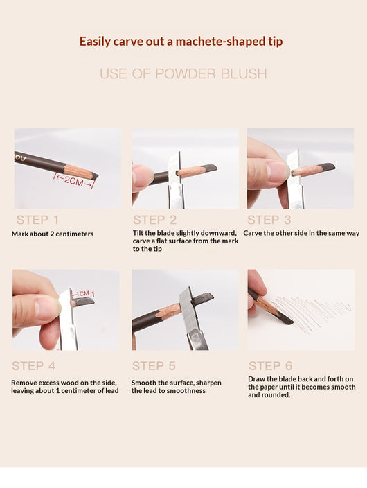 Lápiz de Cejas Doble Punta Resistente al Agua - Precisión y Durabilidad - Image 19